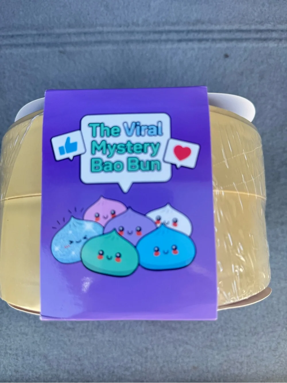 Crazy Fun Glitter Mystery Big Bao Bun - Yellow Packaging